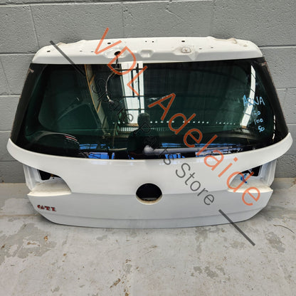 5G6827025K 5G6845051R   VW Golf MK7 Bootlid Boot Trunk Rear Hatch Lid Door Panel Shell w Tinted Glass 0Q0Q Pure White 5G6827025K 5G6845051R