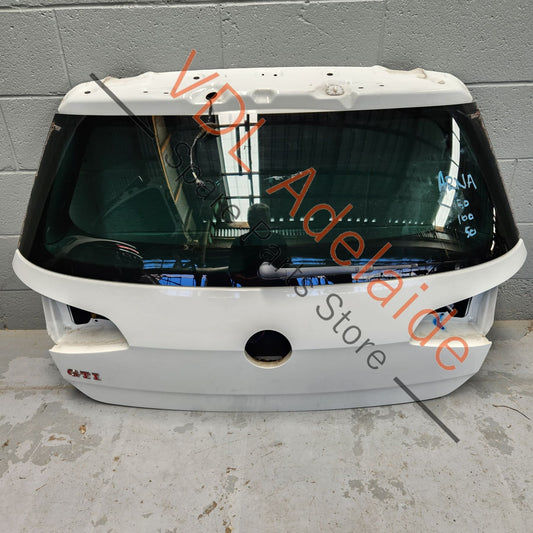 5G6827025K 5G6845051R   VW Golf MK7 Bootlid Boot Trunk Rear Hatch Lid Door Panel Shell w Tinted Glass 0Q0Q Pure White 5G6827025K 5G6845051R