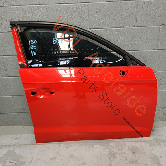 8V4831052B 8V4845202A   Audi A3 S3 RS3 8V Hatch Sportback Front Right Door Shell Panel 8V4831052B 8V4845202A Y6Y6 Y6 / Y3T Catalunya Red Metallic