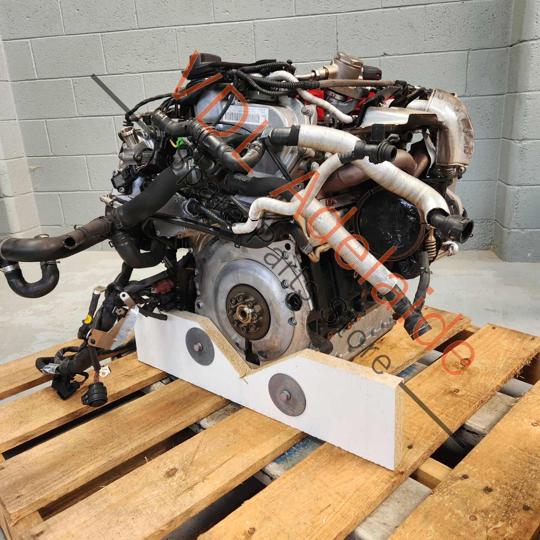 07K100032H    Audi RS3 8V Iron Block CZGB CZG 270kw 5cyl Complete Motor Engine w Turbo, Wiring & Hoses