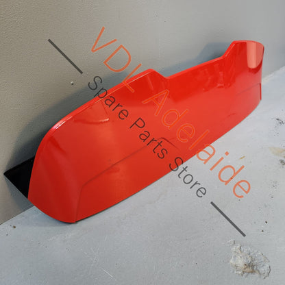 8V4827933D    Genuine Audi RS3 8V Boot Hatch Mounted Rear Spoiler Wing 8V4827933D Will fit S3 Y6Y6 Y6 / Y3T Catalunya Red Metallic