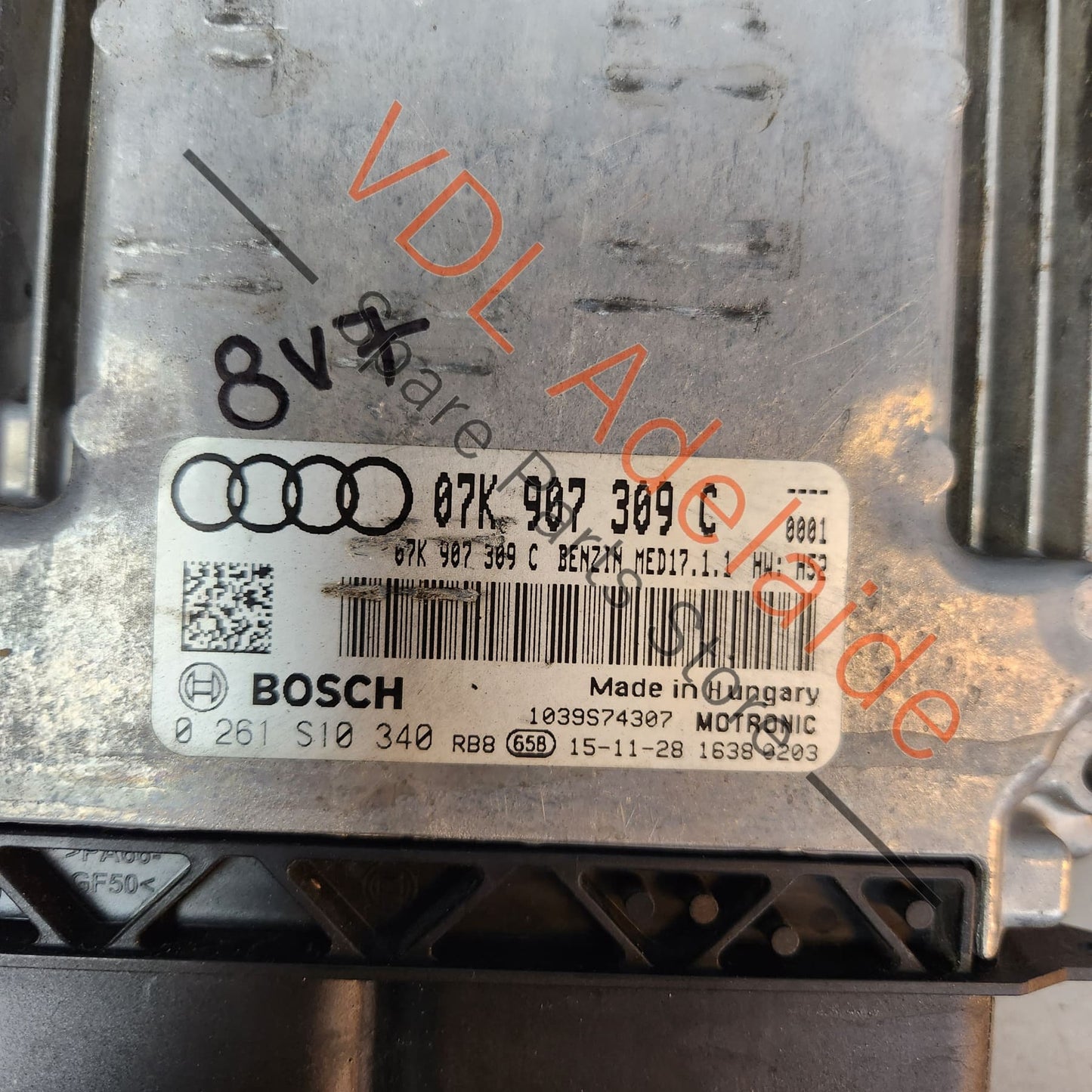 07K907309C 8V0907404   Audi RS3 8V Control Unit for 2.5L CZGB Petrol Engine ECU MED17.1.1 8V0907404 07K907309C