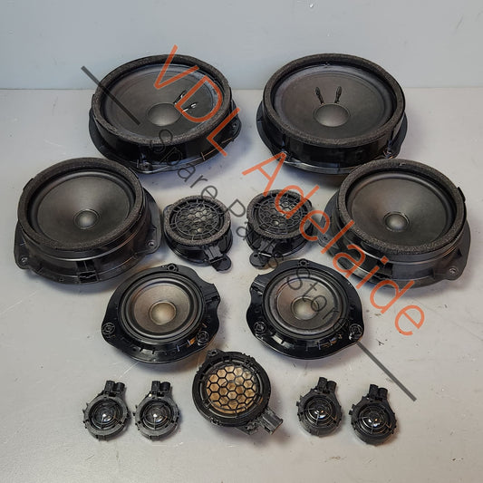 8V0035415E 8V0035399C 8V0035454A 8V4035411C Audi A3 S3 RS3 8V Set of B&O Bang Olufsen Speakers High Low Mid 13 Speaker