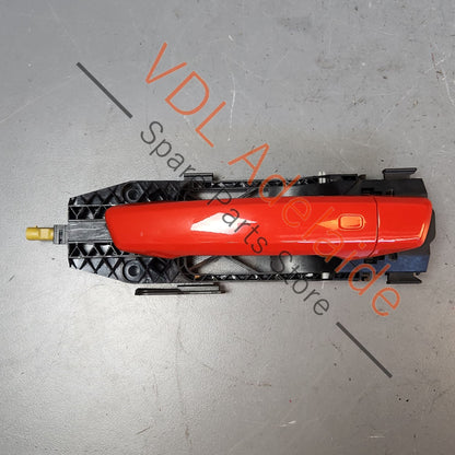 8V0837205A    Audi A3 S3 RS3 8V Door Handle & Mounting Bar Left Front with Sensor Y6Y6 Y6 / Y3T Catalunya Red Metallic