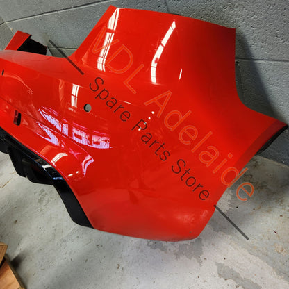 8V4807067JGRU 8V0253181F   Audi RS3 8V Hatch Rear Bumper Assembly & Rear Muffler Y6Y6 Y6 / Y3T Catalunya Red Metallic