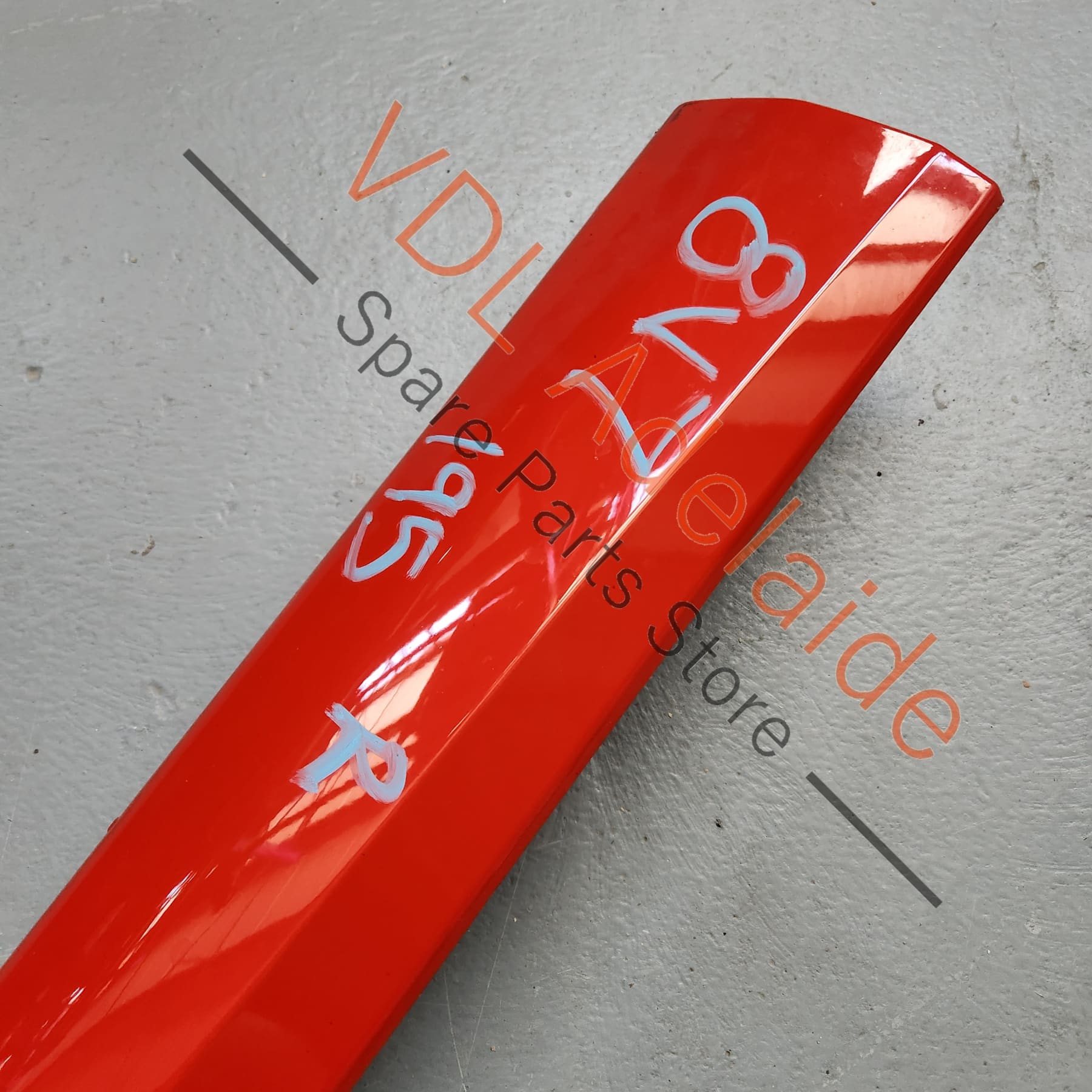 8V4853860AGRU 8V4854536A   Audi RS3 8V Side Skirt Sideskirt Sill Molding Right 8V4853860A GRU Y6Y6 Y6 / Y3T Catalunya Red Metallic