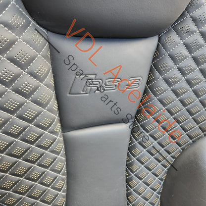     Audi RS3 8V Pair of Front Diamond Pattern Vented Leather Sport Seats