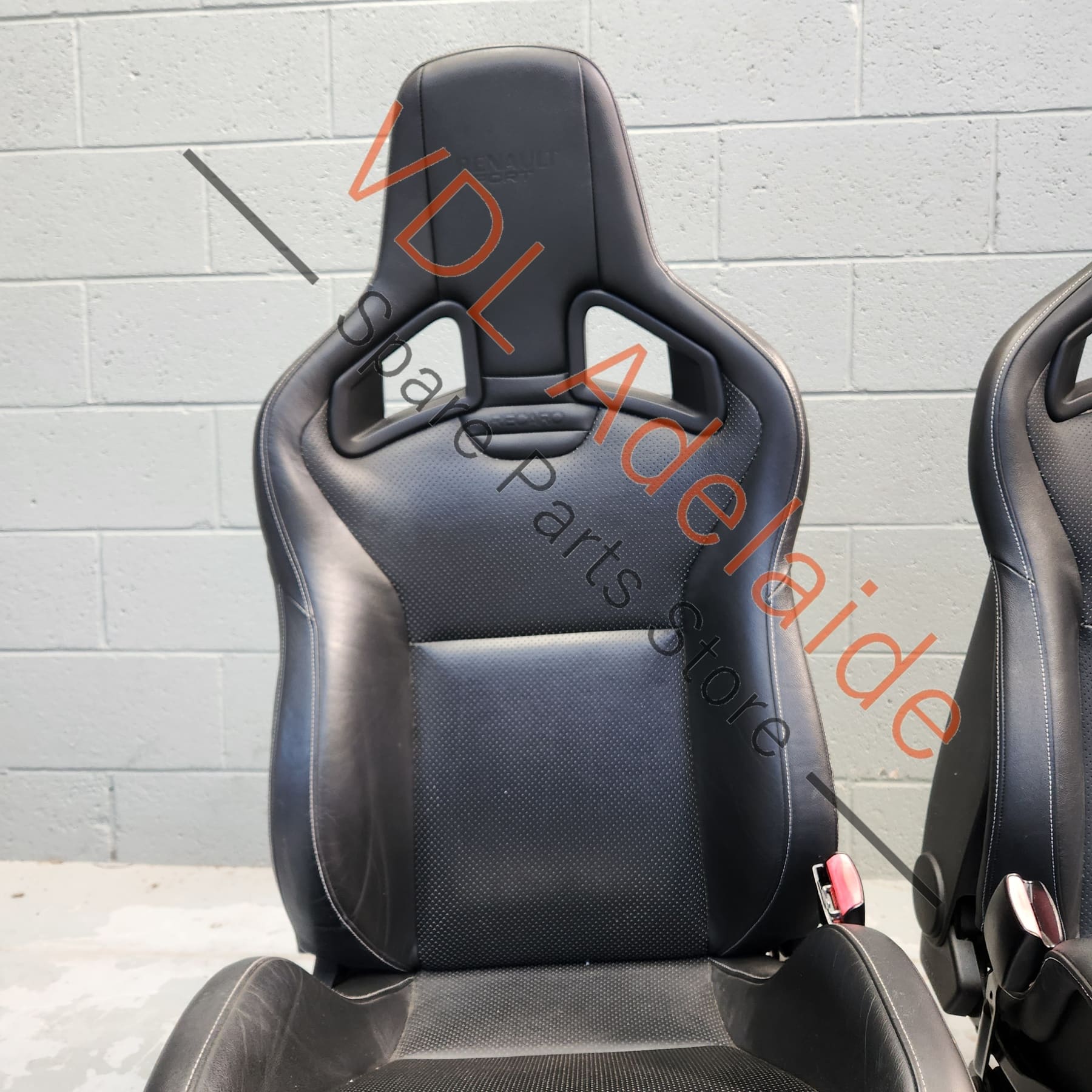  Renault Megane MK3 III Black Leather Recaro Seat Set RS250 RS265 RS275