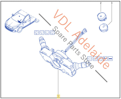 255670042R Renault Megane Steering Colum Switch Wipers Lights 255670042R