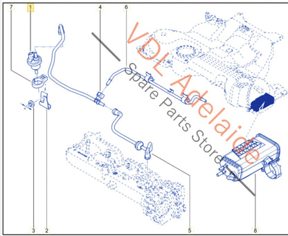 8200660852   Renault Fuel Vapour Purge Valve Solenod 8200660852