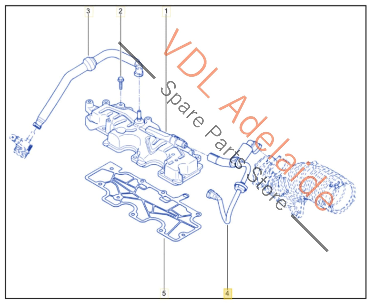 8200862776   Renault Oil Breather Vapour PCV Pipe Hose 8200862776