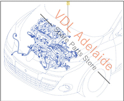 240112859R   Renault Megane 3 2.0L RS250 RS265 RS275 F4R Engine Motor Harness Wiring Cable Set 240112859R