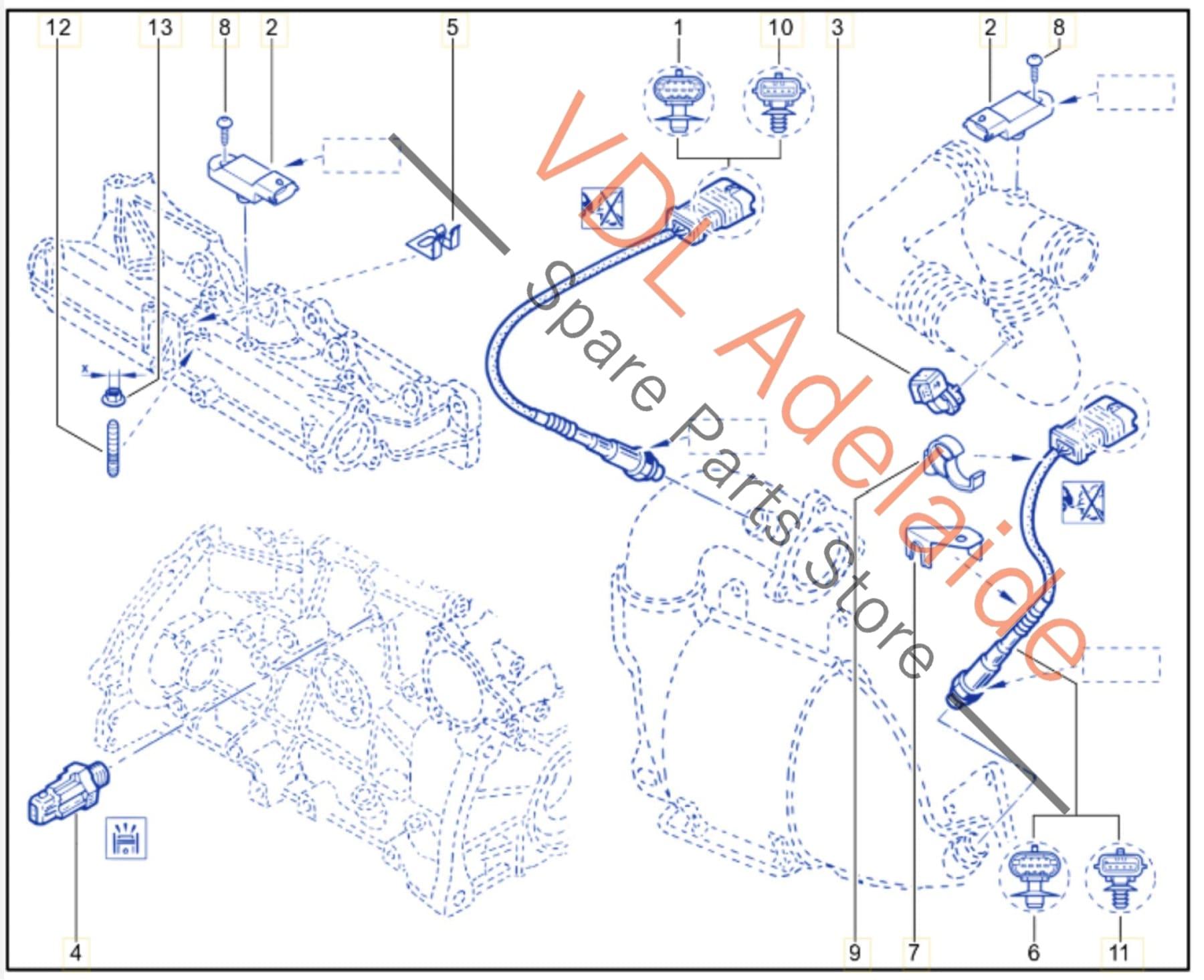 8200771294   Renault Megane RS250 RS265 RS275 D95 Oxygen Sensor Lambda Probe 8200771294