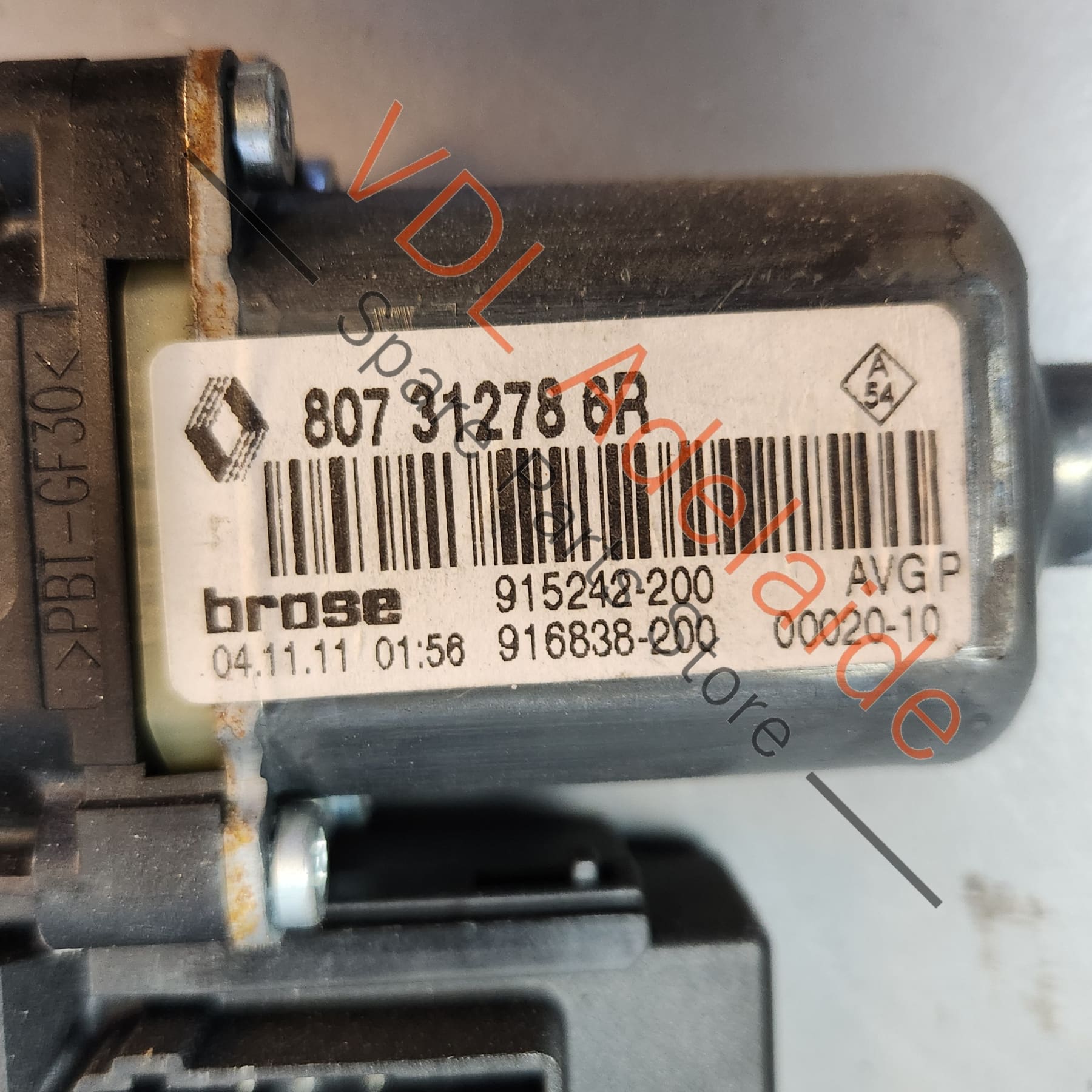 807312786R   Renault Megane Clio Passenger Side Window Motor 807312786R