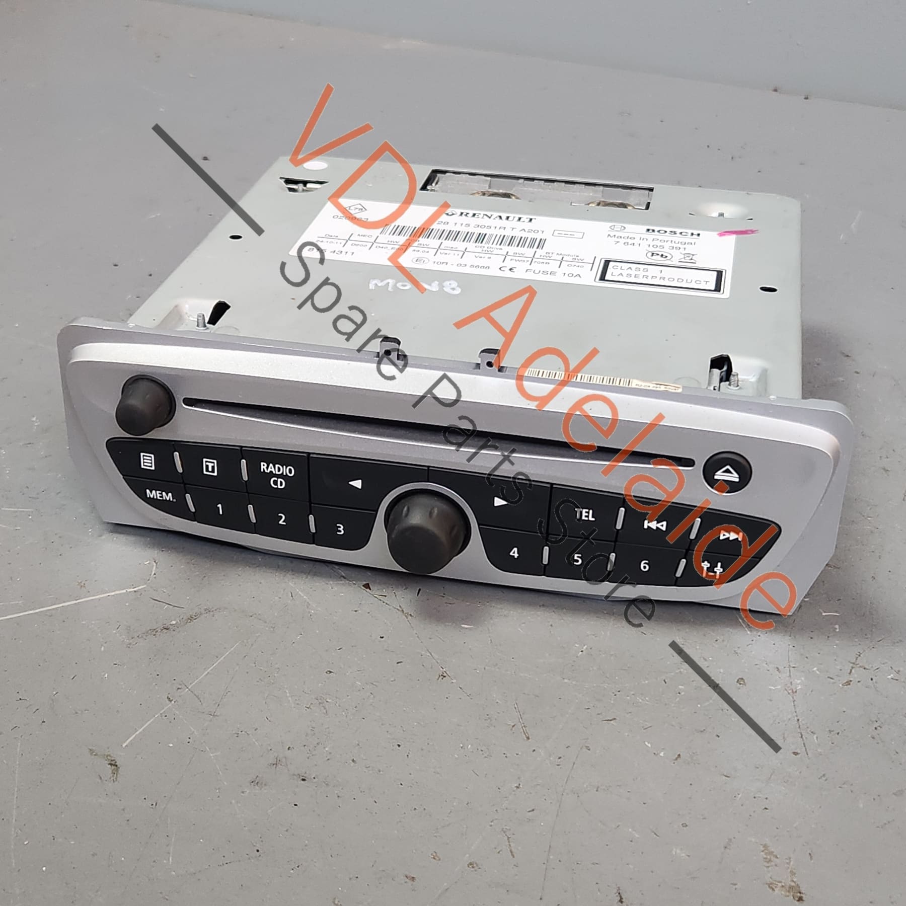 281153051R   Renault Audio CD Radio Player Stacker Unit 281153051R