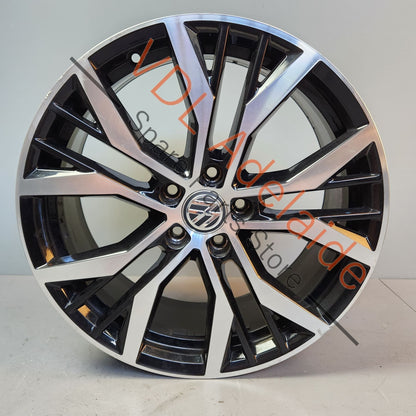 5G0601025AN 7,5JX19H2ET515/112 5G0601025ANFZZ 1x Genuine OEM VW Golf GTI 19 x 7.5 ET51 Alloy Wheel Rim SanDiego Style Design Diamond Cut #02 5G0601025AN FZZ