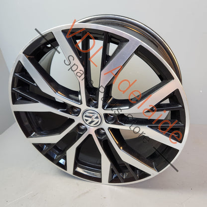 5G0601025AN 7,5JX19H2ET515/112 5G0601025ANFZZ 1x Genuine OEM VW Golf GTI 19 x 7.5 ET51 Alloy Wheel Rim SanDiego Style Design Diamond Cut #02 5G0601025AN FZZ