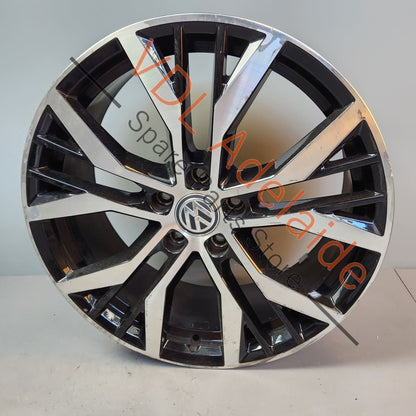 5G0601025AN 7,5JX19H2ET515/112 5G0601025ANFZZ 1x Genuine OEM VW Golf GTI 19 x 7.5 ET51 Alloy Wheel Rim SanDiego Style Design Diamond Cut #03 5G0601025AN FZZ