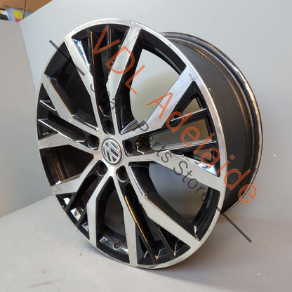 5G0601025AN 7,5JX19H2ET515/112 5G0601025ANFZZ 1x Genuine OEM VW Golf GTI 19 x 7.5 ET51 Alloy Wheel Rim SanDiego Style Design Diamond Cut #03 5G0601025AN FZZ