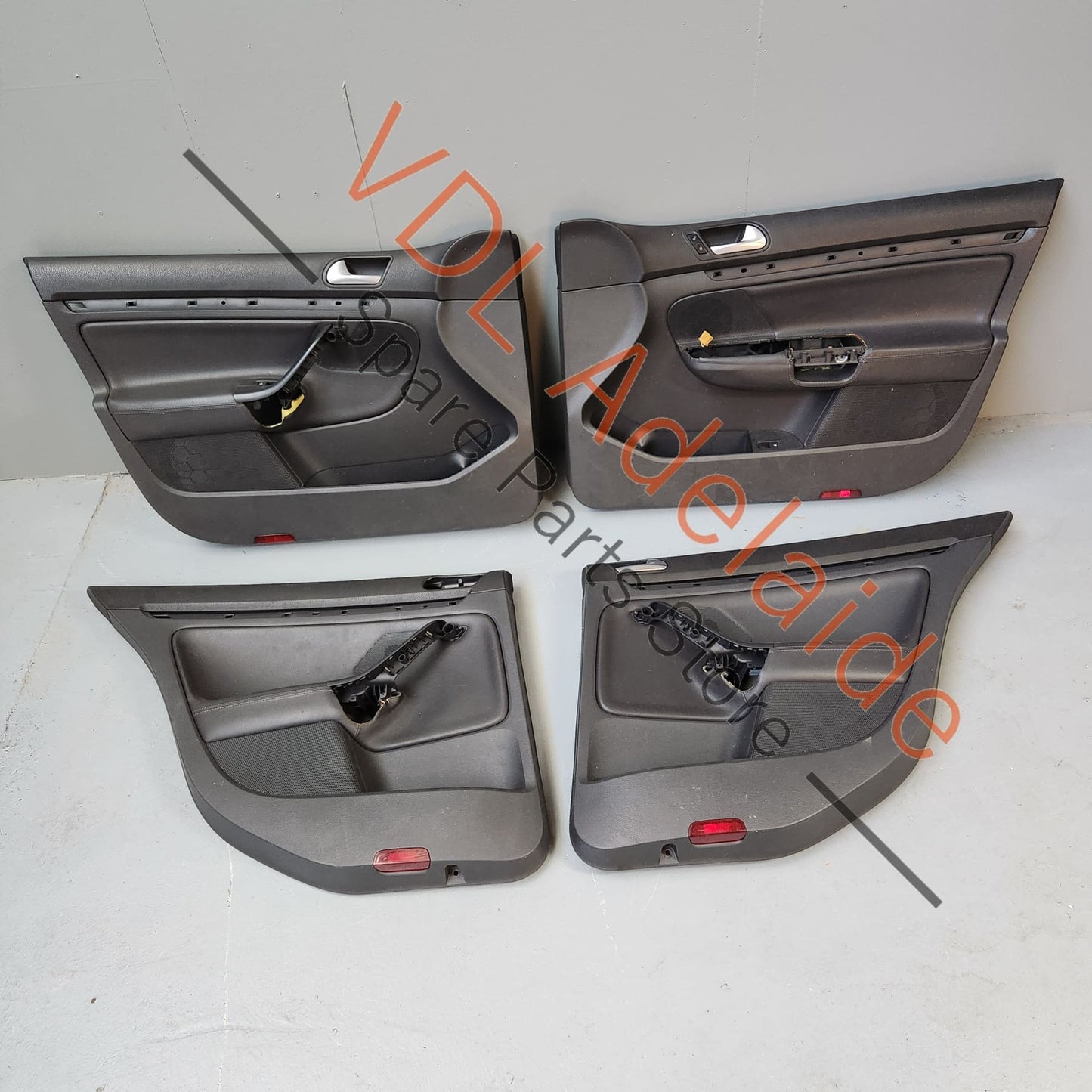     VW Golf MK5 Set of Leather Option Interior Trim Door Cards Suit 4dr Hatch