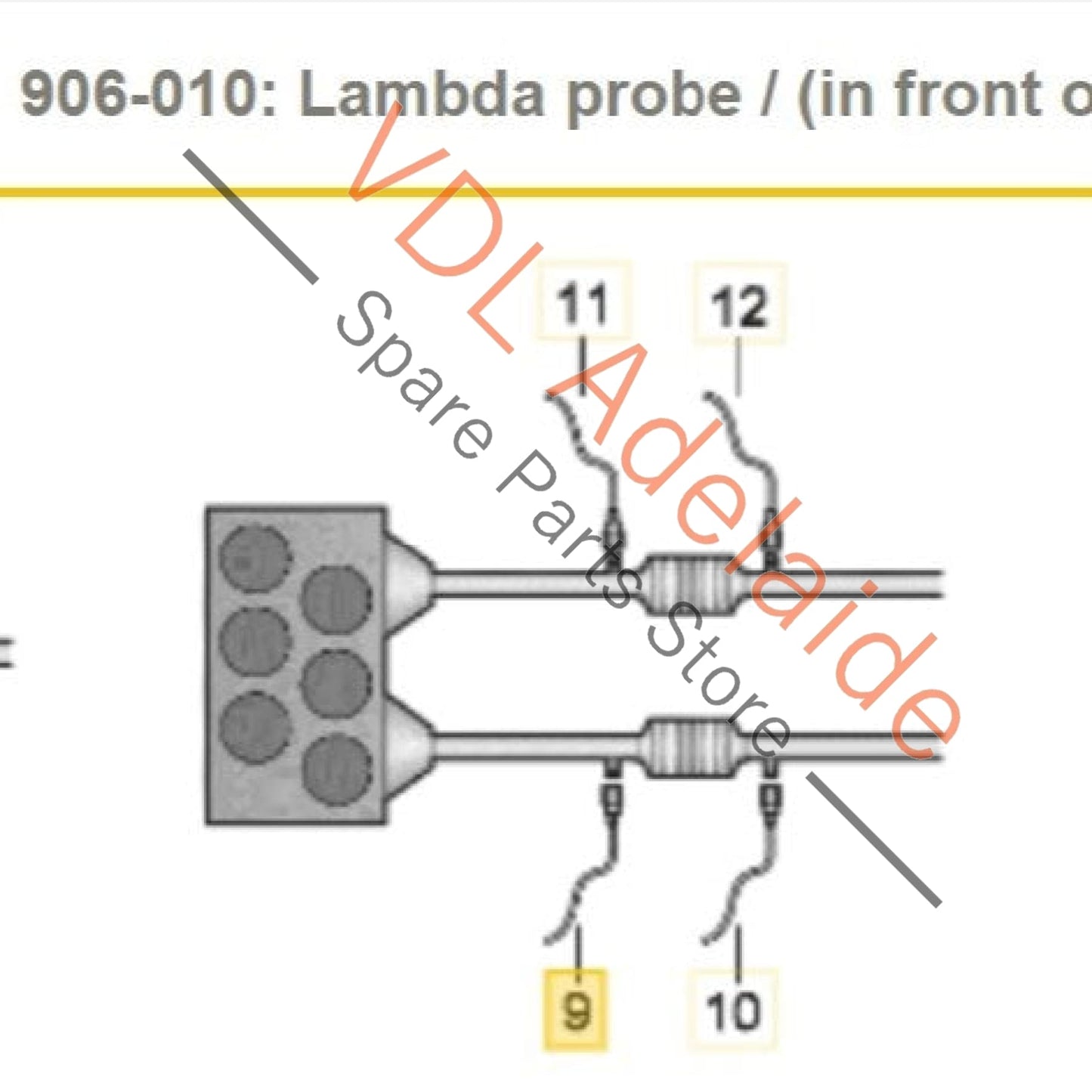 022906262CH 1K0998262N 022906262BL  VW Golf R32 Lambda Probe Oxygen 02 O2 Sensor Upstream 022906262CH 1K0998262N 022906262BL