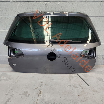 5G6827025AB 5G6845051R   VW Golf MK7.5 Bootlid Boot Trunk Rear Hatch Lid Door Panel Shell w Tinted Glass Indium Grey LR7H X3X3 5G6827025AB 5G6845051R