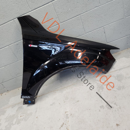 4L0821102    Audi Q7 4L Right Front Wing Fender Mudguard Panel 4L0821102 2T2T Orca Black Metallic