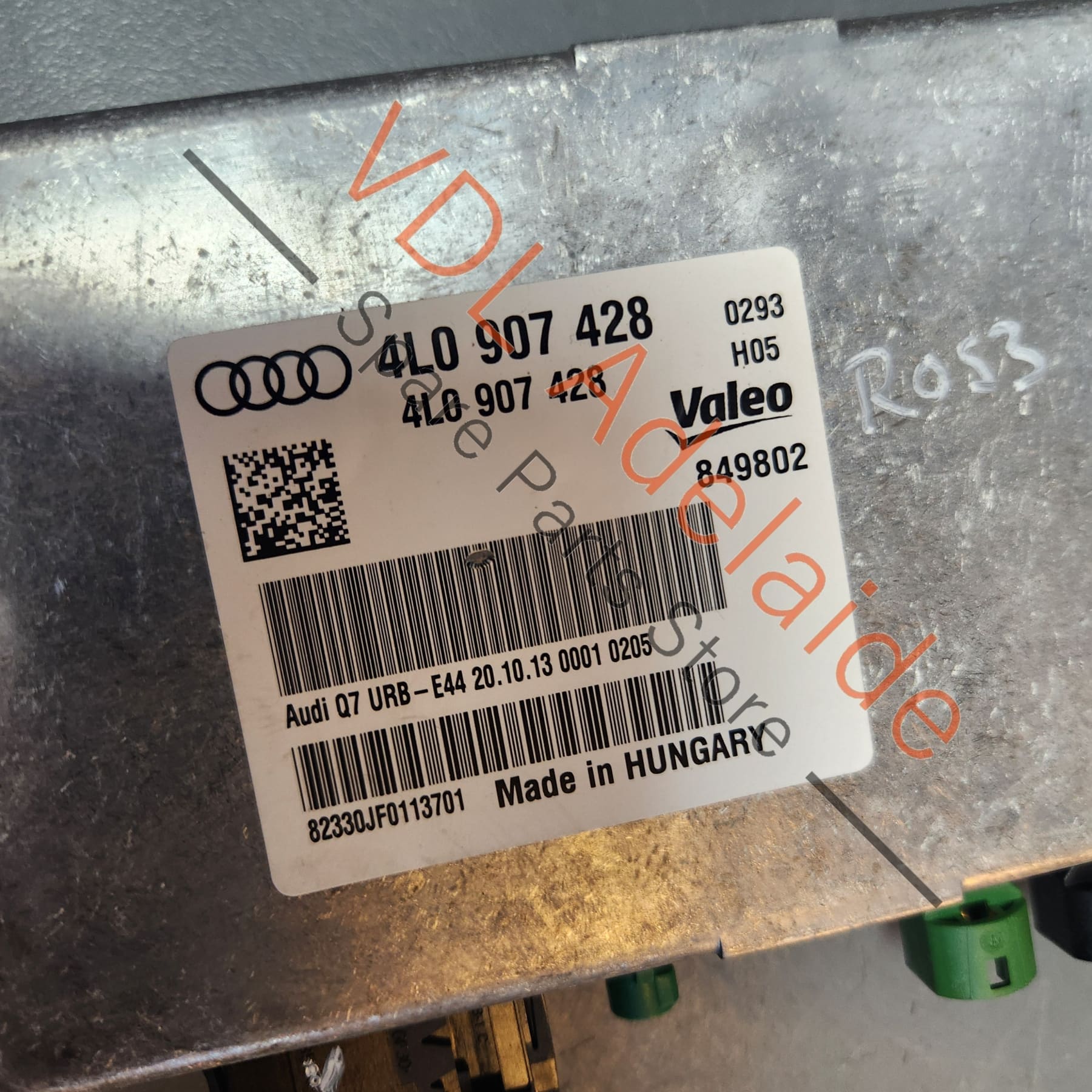 4L0907428    Audi Q7 Surround View Camera Control Module 4L0907428