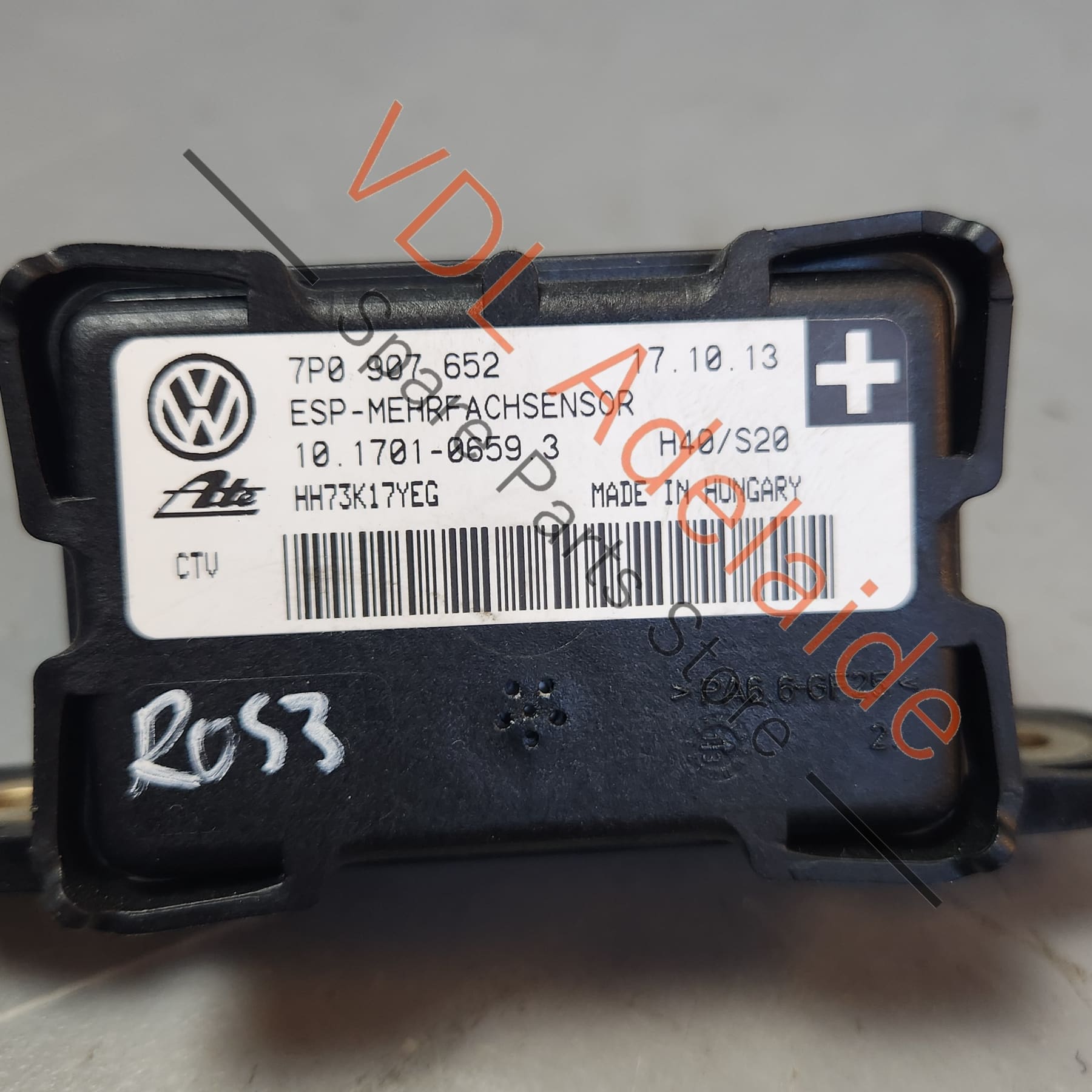 7P0907652    Audi Q7 4L Yaw Rate ESP Sensor Module 7P0907652