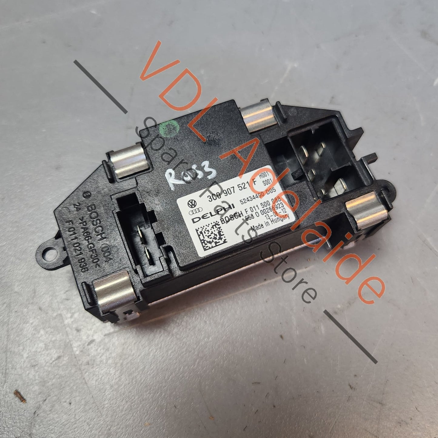 3C0907521G 3C0907521F   Audi AC Blower Fan Resistor Control Module 3C0907521F / 3C0907521G