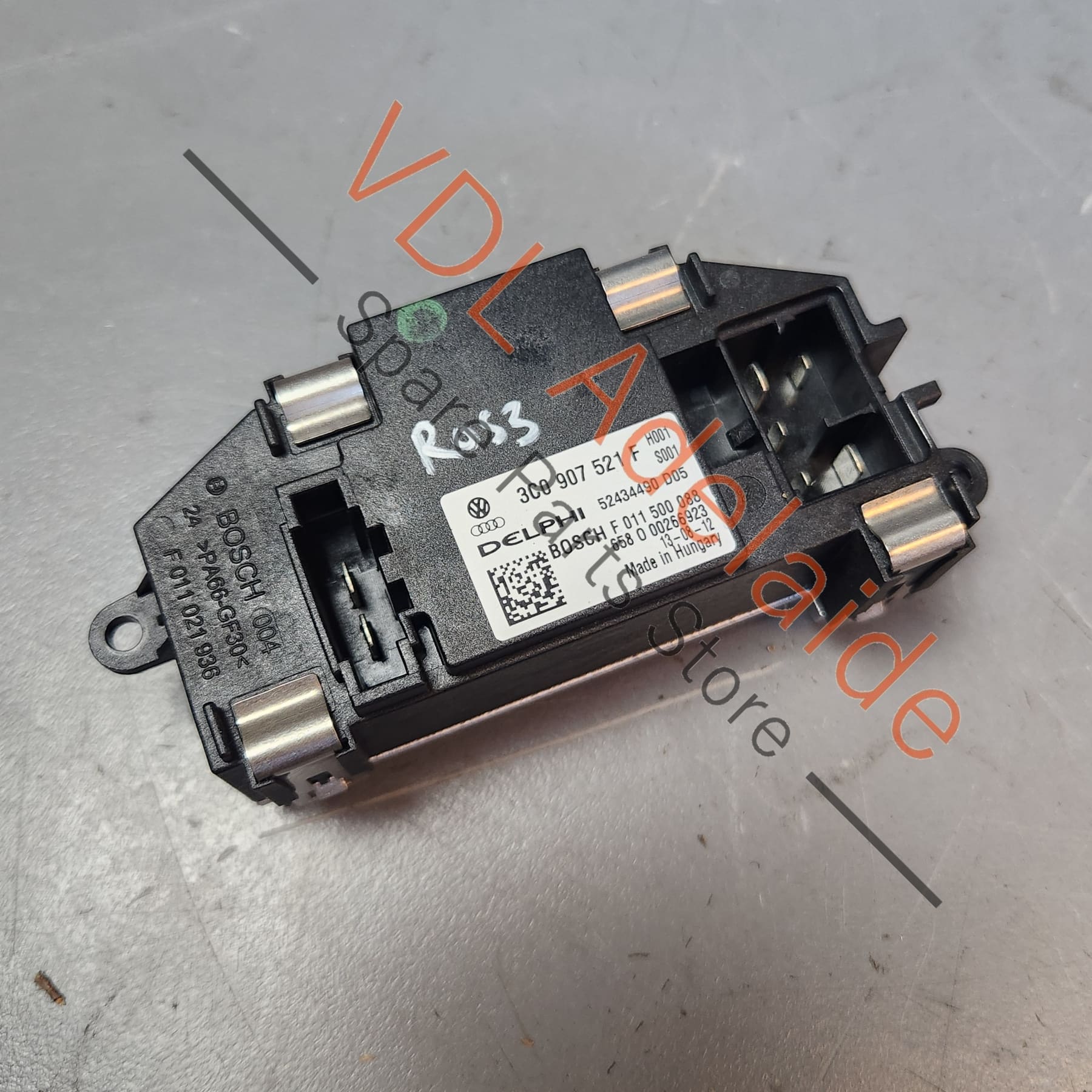 3C0907521G 3C0907521F   Audi AC Blower Fan Resistor Control Module 3C0907521F / 3C0907521G