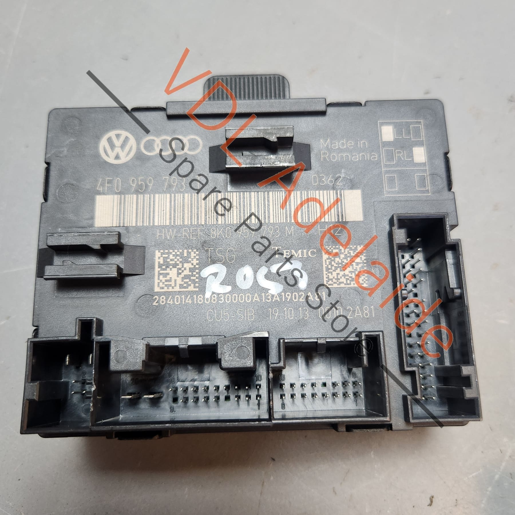 4F0959793T 8K0959793T   Audi Q7 4L Front Driver Side Door Control Module 4F0959793T / 8K0959793T