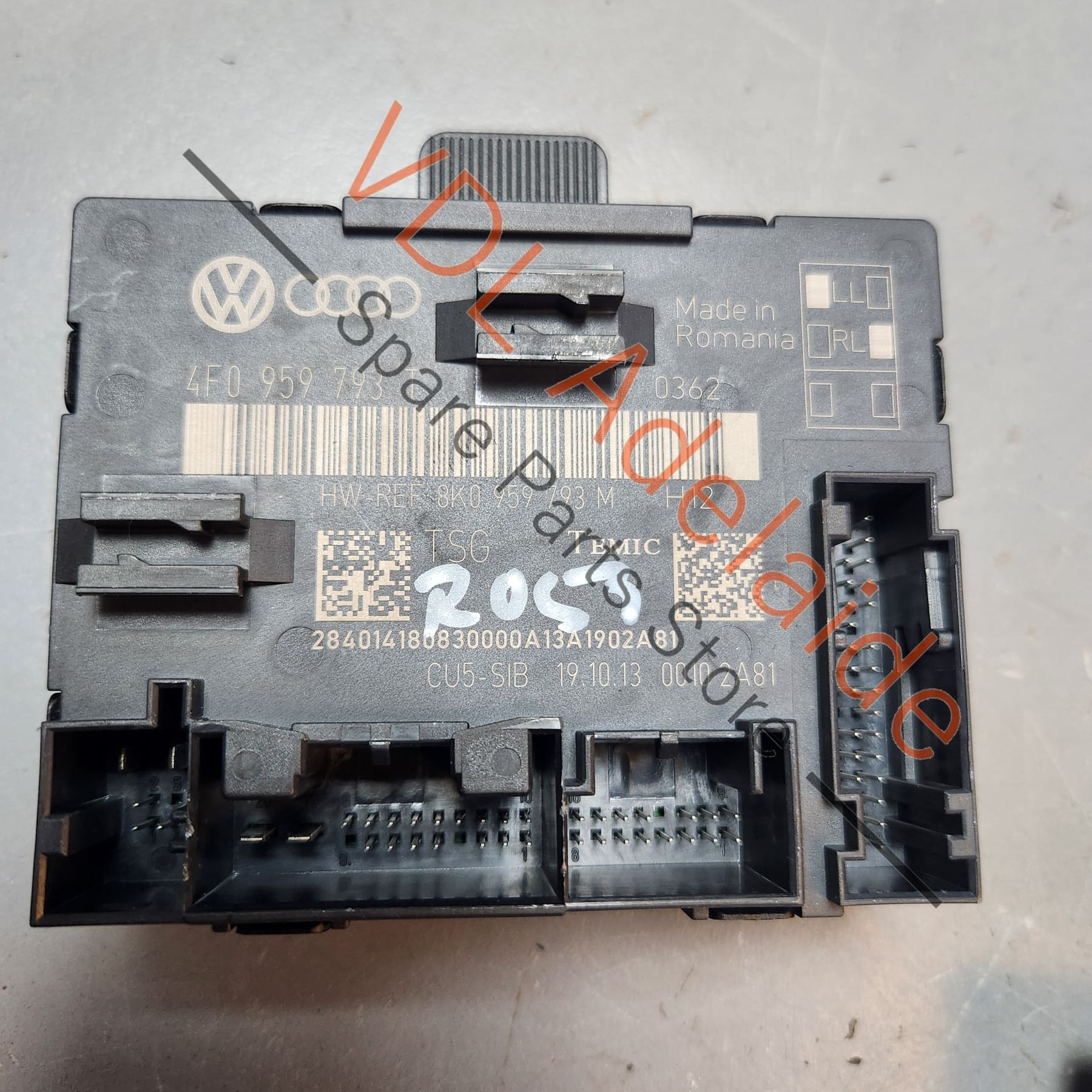 4F0959793T 8K0959793T   Audi Q7 4L Front Driver Side Door Control Module 4F0959793T / 8K0959793T