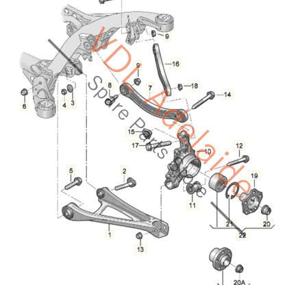 7L0505311B 7L0505323A
7L0505323A 7L0505397 7L8501529A Audi Q7 LHS Left Rear Suspension Control Arm Set 7L0505311B 7L0505323A 7L0505397 7L8501529A