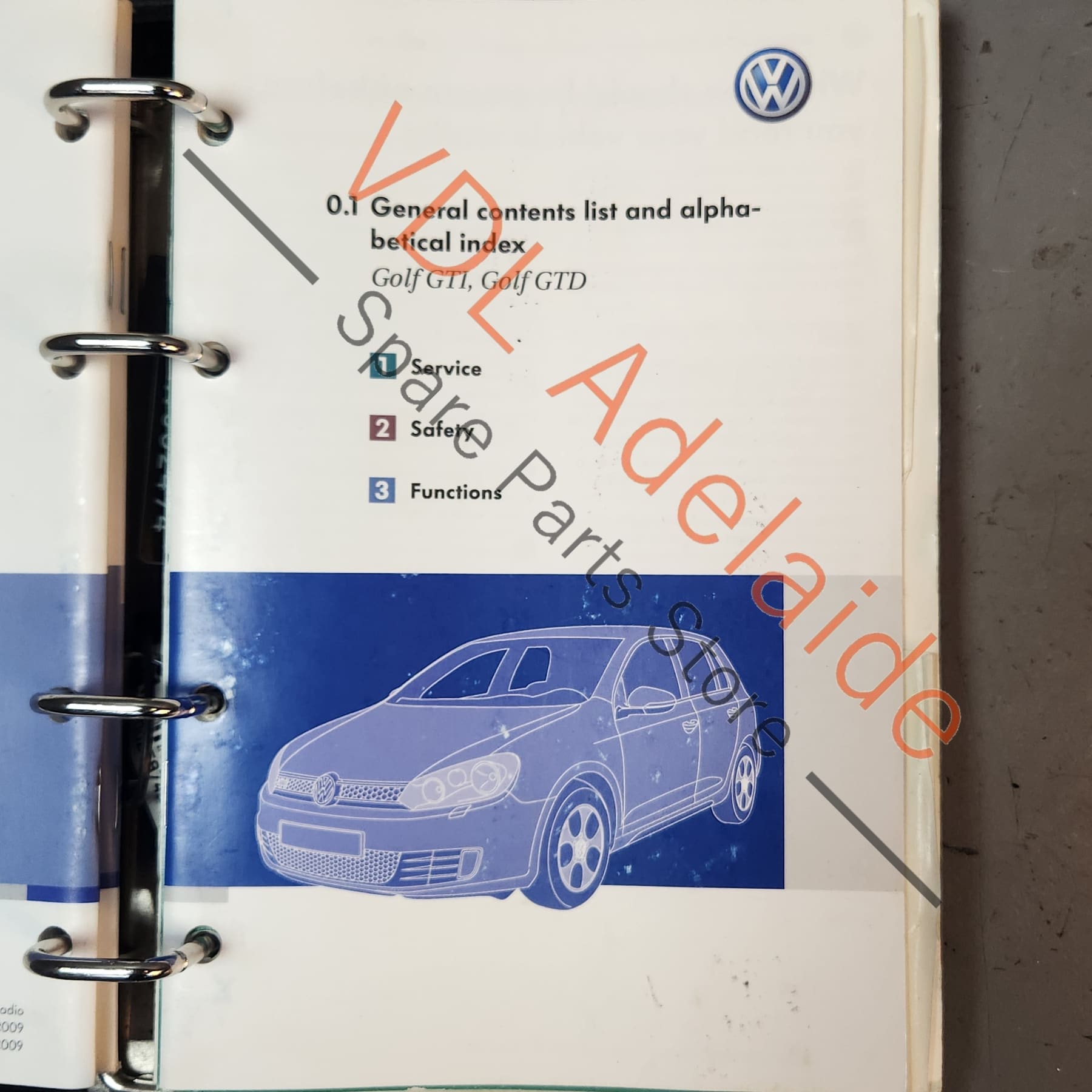     VW Golf MK6 Gti Set of Owners Books Manuals with Pouch Folder