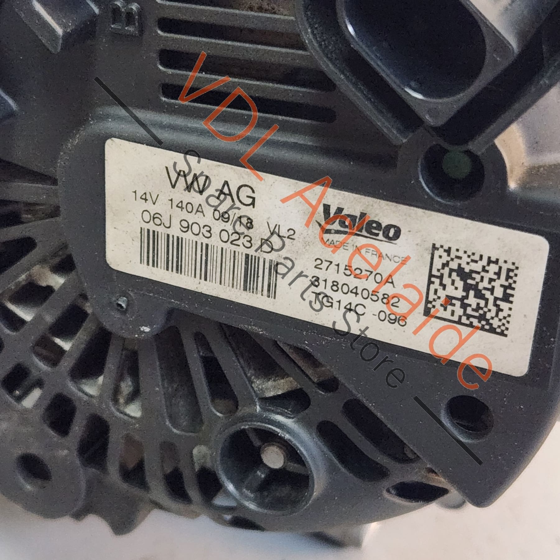 06J903023D 06J903023A   VW Golf MK7 Valeo 140A Alternator 06J903023D 06J903023A