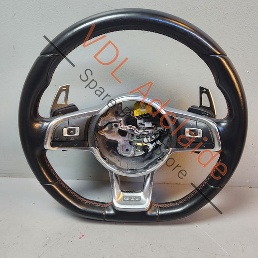 5G0419091HH 5G0419091HHAPX   VW Golf MK7 7.5 Sport Flat Bottom Steering Wheel Leather 5G0419091HH APX