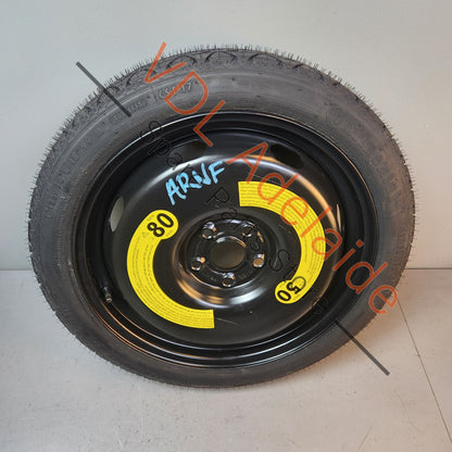 5G0601011J    18 x 3.5in VW Audi Space Saver Spare Wheel T125/70R18 99M 3.5J X 18H2 ET25.5