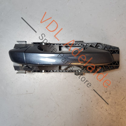 5G0837206NGRU 5N0839885H   VW Golf MK7 7.5 Right Side Exterior Door Handle and Mounting Bar 5G0837205N GRU 5N0839885H Dark Iron Blue Metallic 8P8P LD5G