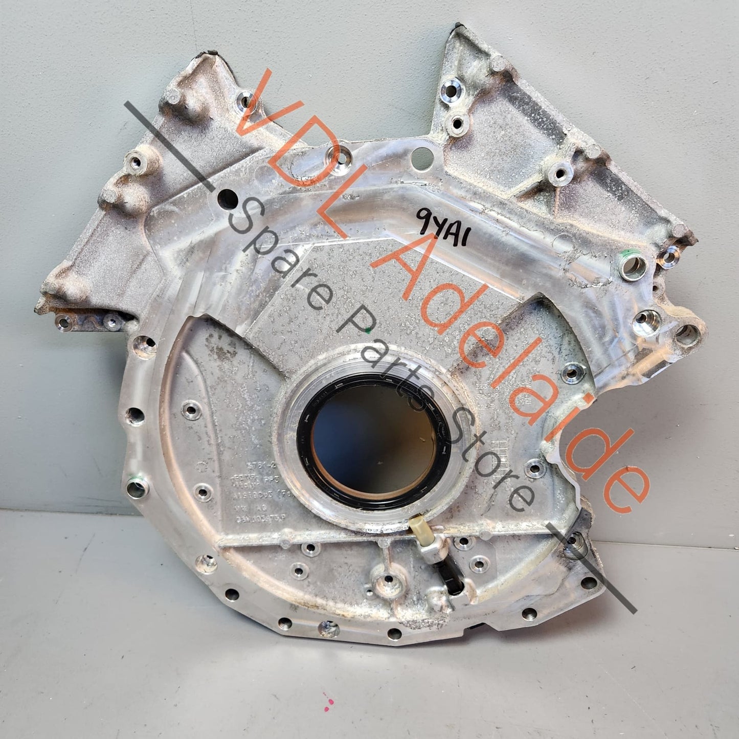 95810317310 06M103473P   Porsche 2.9 3.0 Engine Block Sealing Flange Rear Cover Casing Aluminium 95810317310 06M103473P