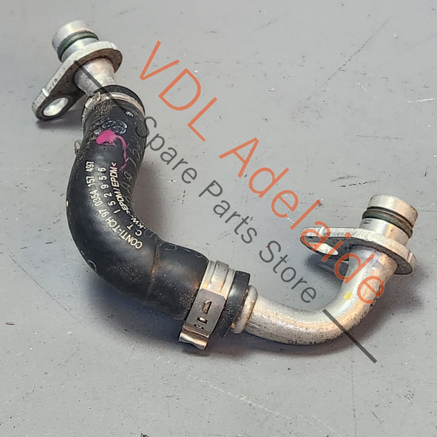 06M145948G 9A714594811   Audi RS5 Porsche Cayenne Coolant Return Pipe for Right Turbocharger 9A714594811 06M145948G