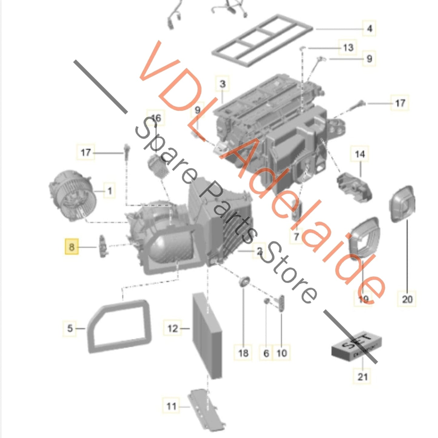 99162442503 982501397   Porsche 911 AC Duct Servomotor Servo Actuator Flap Motor 99162442503 982501397