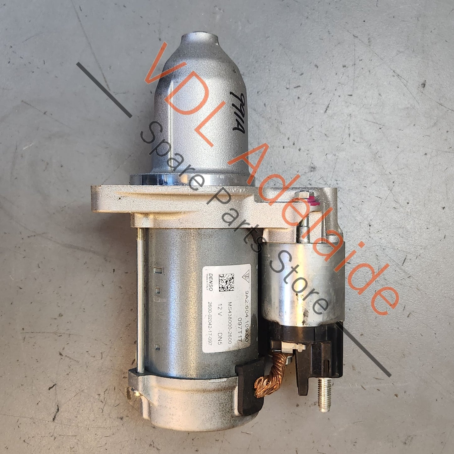 9A260410900 9A2604109X   Genuine Porsche 911 Boxster Cayman Starter Motor 9A260410900