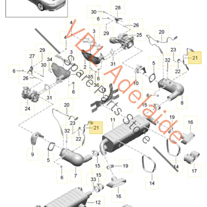 9A260619802 9A260619801 9A260619800  Porsche 911 Lambda Probe Oxygen Sensor After Cat 9A260619800 9A260619801 9A260619802