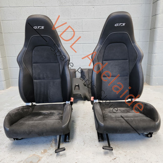 98152114102DVG    Porsche 911 991.2 GTS Alcantara Interior Sport Seat Set Front & Rear