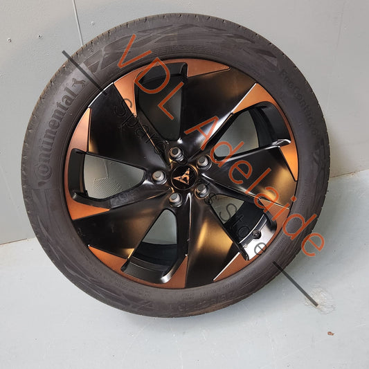 10E601025LXEB 10E601025L    Cupra Born K11 eBoost Black Copper Typhoon 19in x 7.5 Alloy Wheel 10E601025L XEB #04