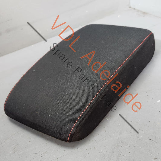 5K006112382V 5K0061123   Genuine OEM VW Golf MK6 Gti Cloth Centre Middle Arm Rest Red Stitching Interior Trim 5K0061123 82V