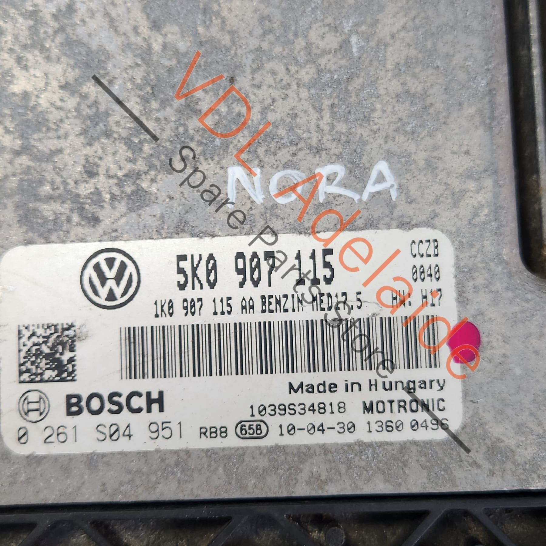 5K0907115 5K0907115N5K0   VW Golf Gti MK6 CCZ Engine Control Module ECU 5K0907115N 5K0 MED17.5 1K0907115AA