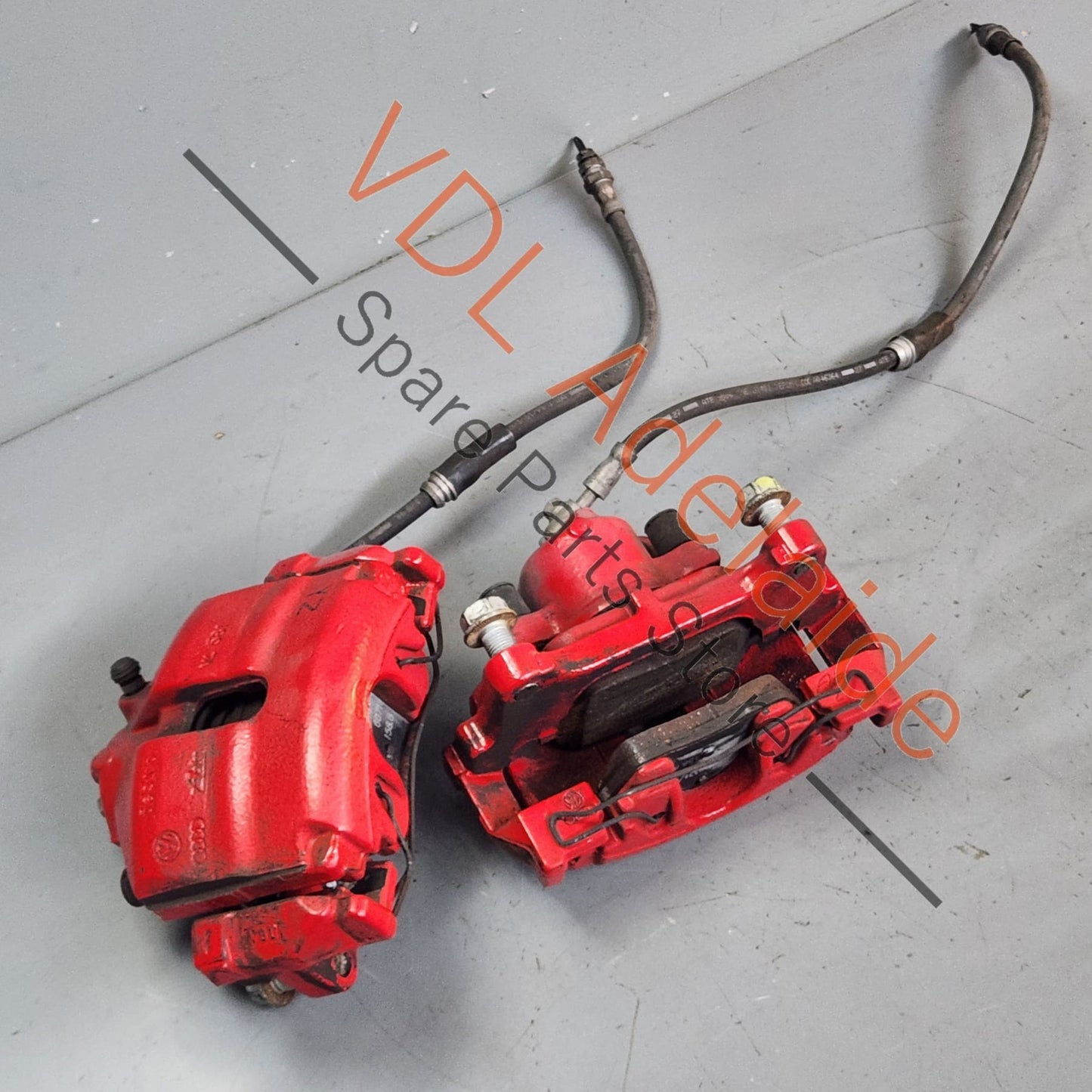 1K0615123F    VW Golf Gti MK6 Front Brake Caliper Set Tornado Red Suit Rotor 312mm x 25mm 1K0615123F 1K0615124F