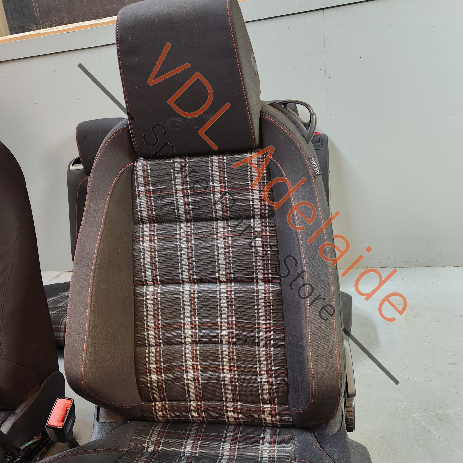     VW Golf MK6 Gti 2dr Tartan Cloth Fabric Seat Set